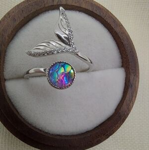 925 Sterling Silver Mermaid Fishtail Ring